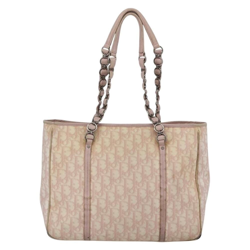 Dior Trotter Romantic Chain Tote Bag Pink